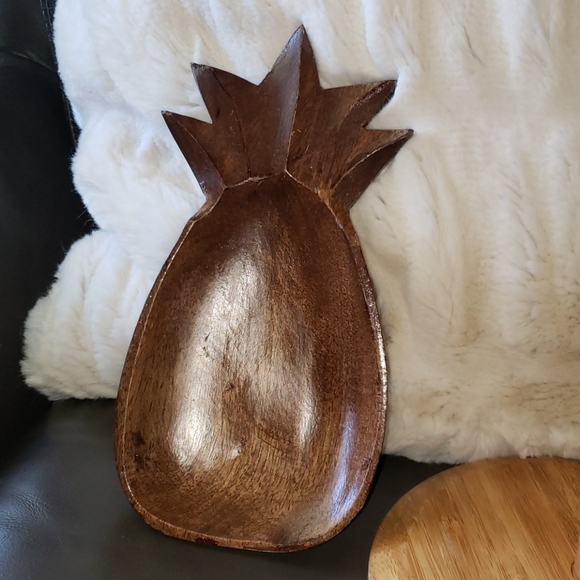 Wood Paper Towel Holder, Napkin Pinapple - Picture 3 of 7